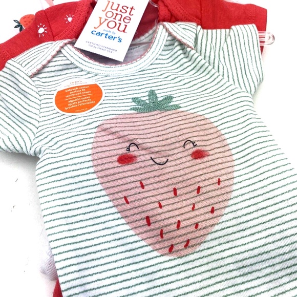 Baby Bodysuit Set Size Newborn NB Girls 3pc Snap buttons Children Kids One piece - Picture 2 of 7